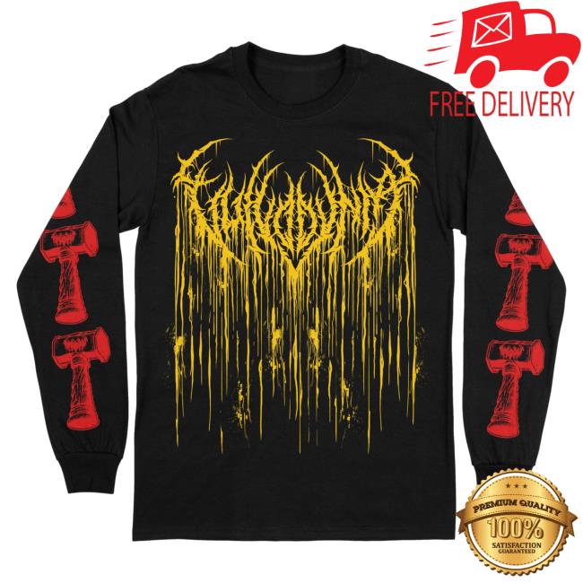Official Indie Merch Store Vulvodynia Hammer Hoody Black Indiemerchstore Shop