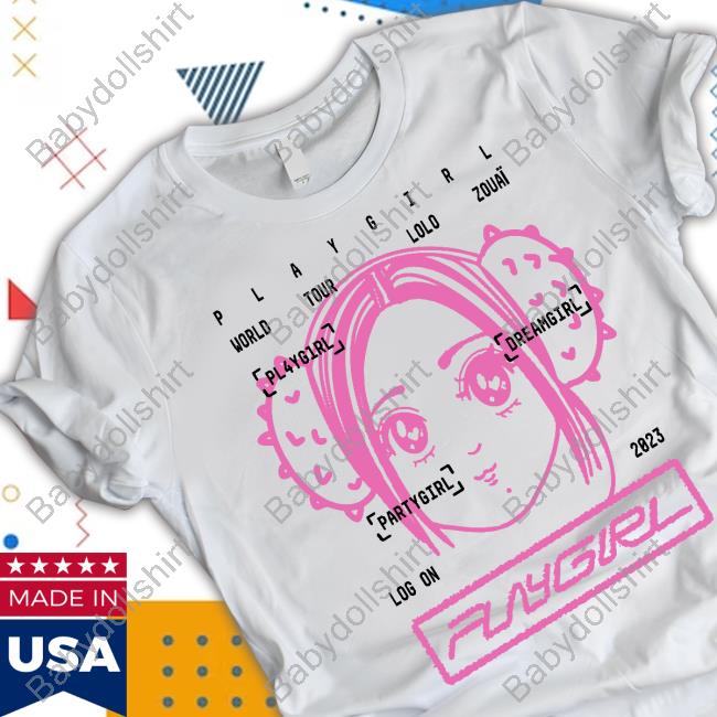 Playgirl World Tour Lolo Zouaï Shirt White