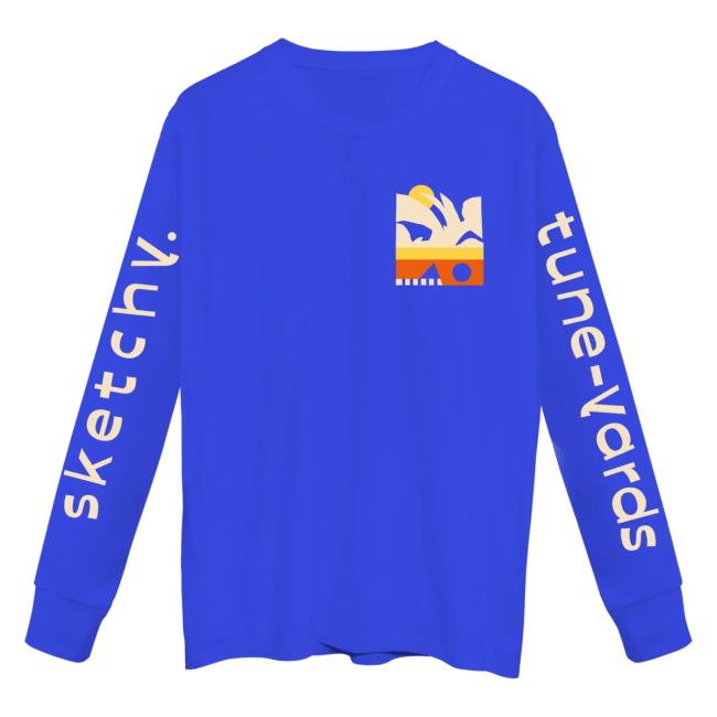 Official Tune-Yards Sketchy Hoodies Official Tune-Yards Sketchy Crew neck Sweatshirt