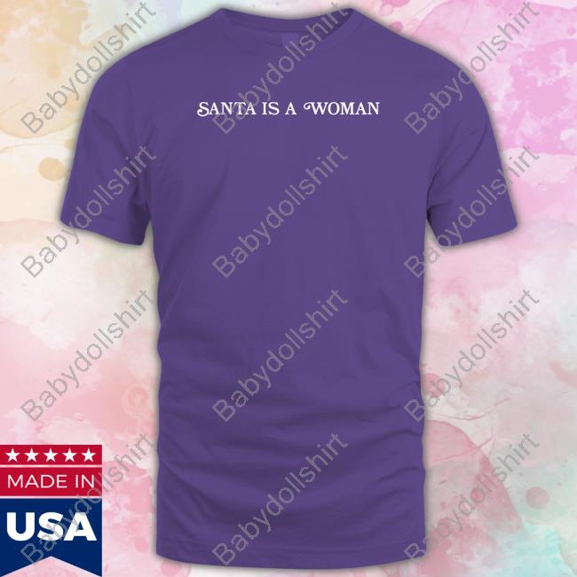 Crooked Media Merch Santa Is A Woman Tee Crooked