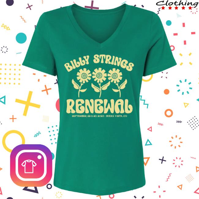 Billy Strings Renewal 2023 Flower New Shirt