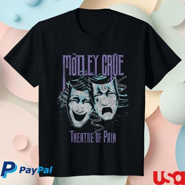 Mötley Crüe – Theatre Char Tee Motley Crue Official Mötley Crüe – Theatre Char T Shirt Motley Crue Official
