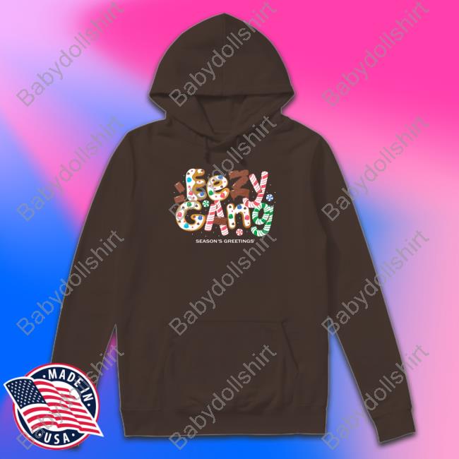 Official Berleezy Merch Ez Holiday Cookie T Shirt Berleezy Merch Ez Holiday Cookie Hooded Sweatshirt
