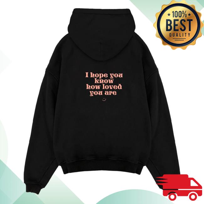 Official Seek Jesus Merch Store Seek Jesus I Hope You Know How Loved You Are - Crew neck Sweatshirt Black Seek Jesus Apparel Clothing SeekJesus