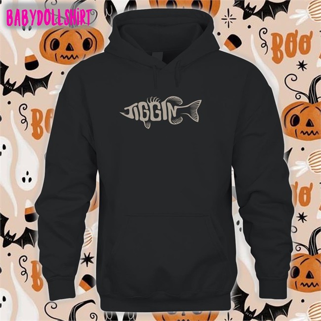 Jiggin With Jordan Merch Jiggin Logo Long Sleeve Shirt Bunkerbranding