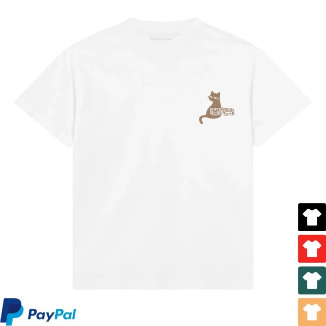 Wave To Earth 0.03 Na Tour Cat Tee Shirt KOHAI Shop
