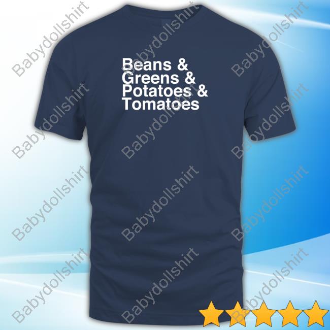 Official Thanksgiving List Beans & Greens & Potatoes & Tomatoes Crewneck Sweatshirt