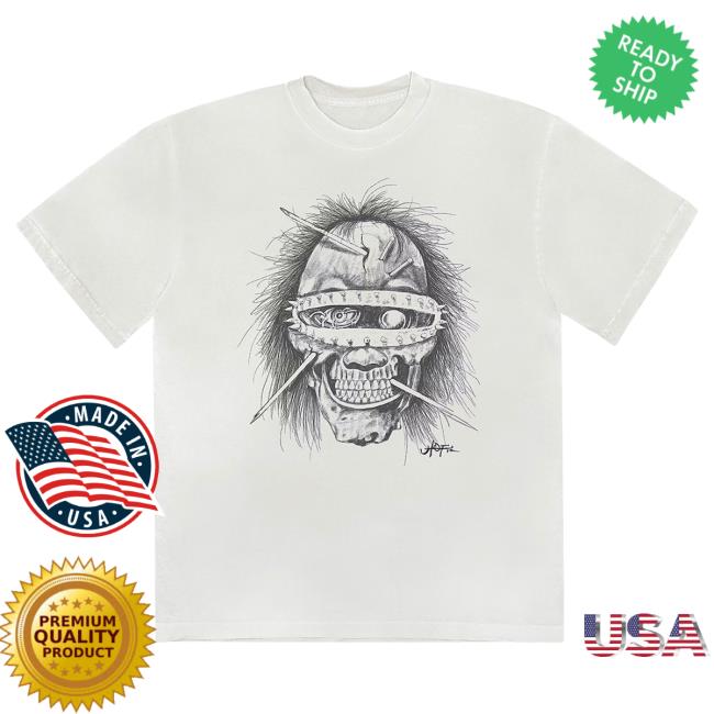 Official Travis Scott Merch Store Travis Scott Utopia C4 T-Shirt White TravisScott Shop