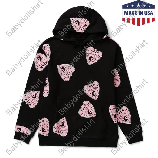 Official Sam And Colby Shop Xplr Ouija AOP Pullover Hoodie 3D All Over Print Shopxplr