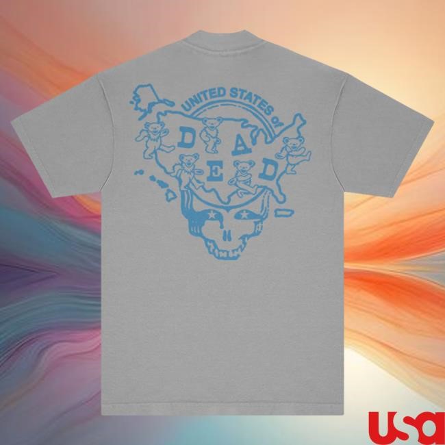 Grateful Dead Nevada United States of Dead Top Shirt | Grateful Dead Merch Store Official