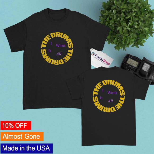 Official Kings Road Merch Store The Drums Jonny Logo T-Shirts (Black)