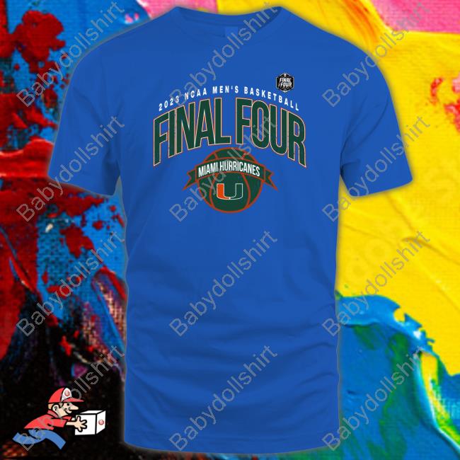 Official Miami Hurricanes 2023 Ncaa Final Four Retro T-Shirt