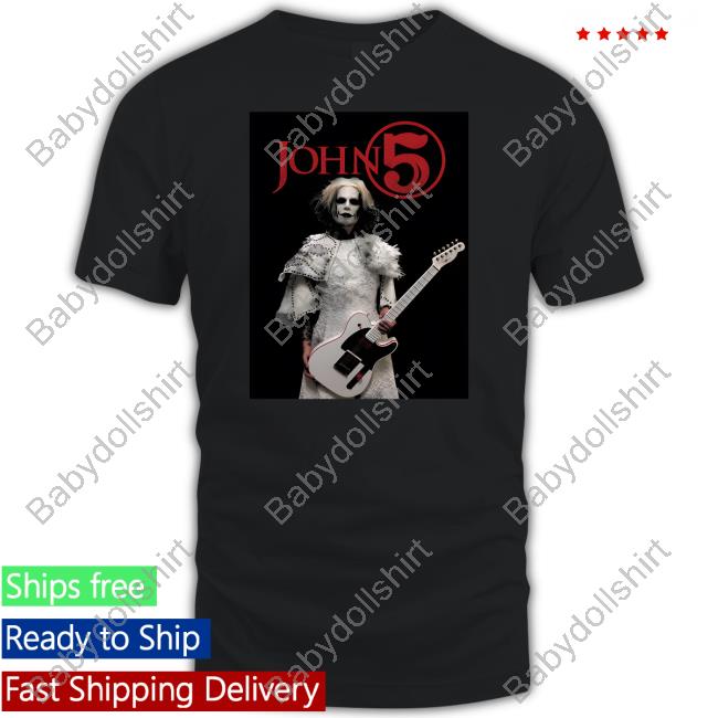 Official John 5 Ghost White Telecaster Long Sleeve Tee