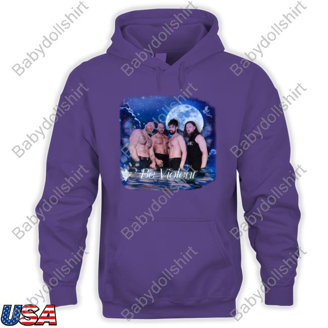 Official Aew Claudio Castagnoli Be Violent And A Cartoon Fairy Tee Shirt