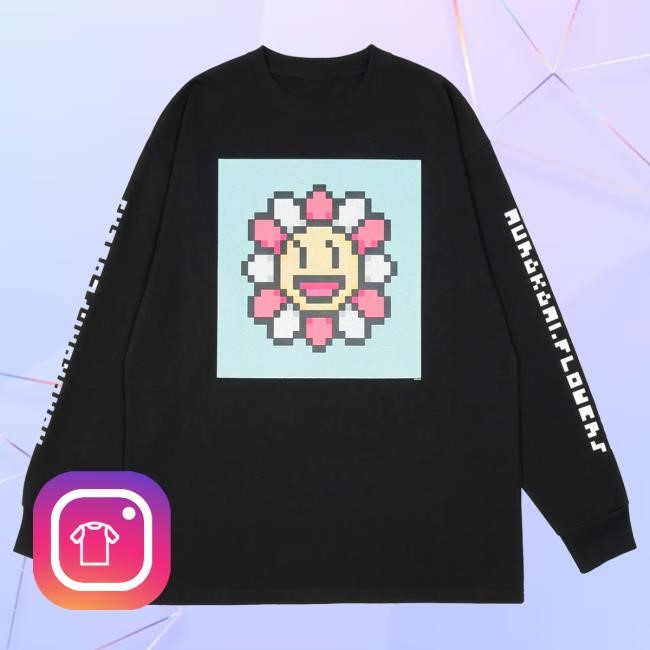 Official Complex Merch Store Shop Takashi Murakami And Jp The Wavy | Mnnk Bro MURAKAMI.FLOWERS #0085 Longsleeve White
