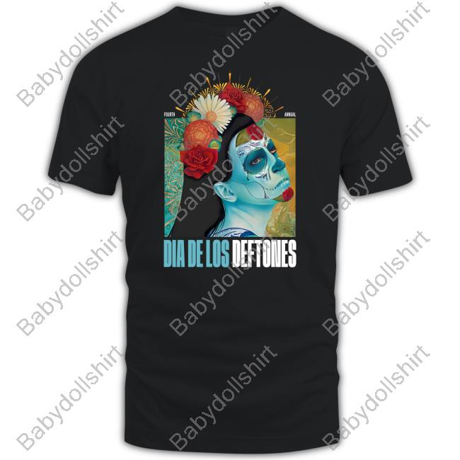 Deftones Merch Dia De Los Deftones 2023 La Catrina Admat T-Shirt