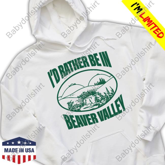 Danny Duncan Merch I'd Rather Be In Beaver Valley Sand Sweatshirt