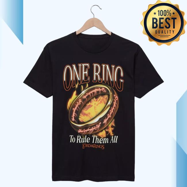Official Box Lunch Merch Store Box Lunch The Lord Of The Rings One Ring T-Shirts BoxLunch Exclusive Box Lunch Apparel Clothing Shop