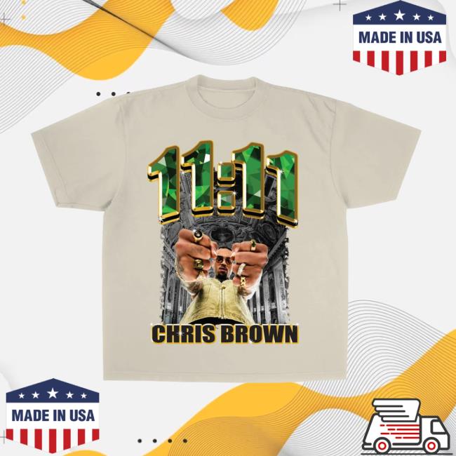 Chris Brown Shop Store 11:11 Emerald New Tee