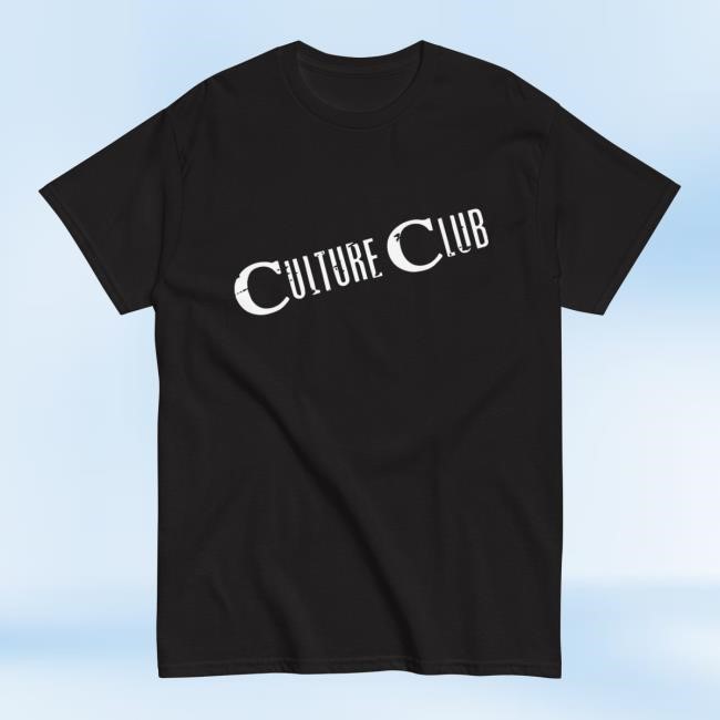 Culture Club Merch Shop Culture Club Logo Black Short Sleeve Shirt Boy George and Culture Club