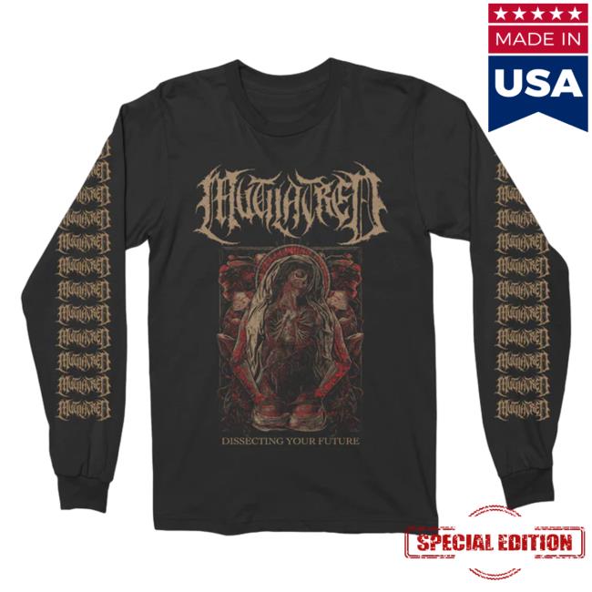 Night Shift Mutilatred Dissecting Your Future Long Sleeve Tee Shirt