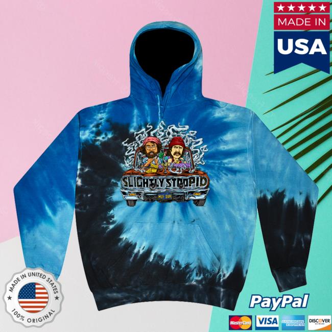 Official Slightly Stoopid Merch Store Shop Slightly Stoopid Up In Smoke Tie Dye Popover Hoodie SlightlyStoopid