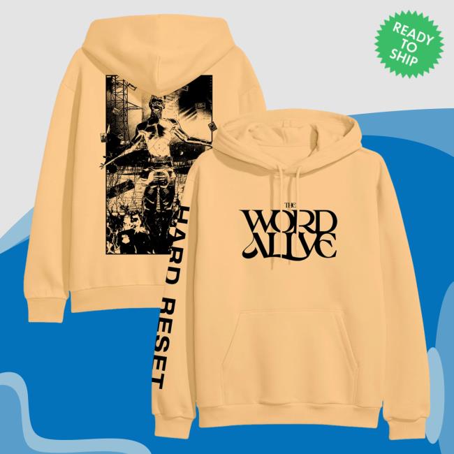 Official Merch Now The Word Alive Threshold Peach Crew MerchNow