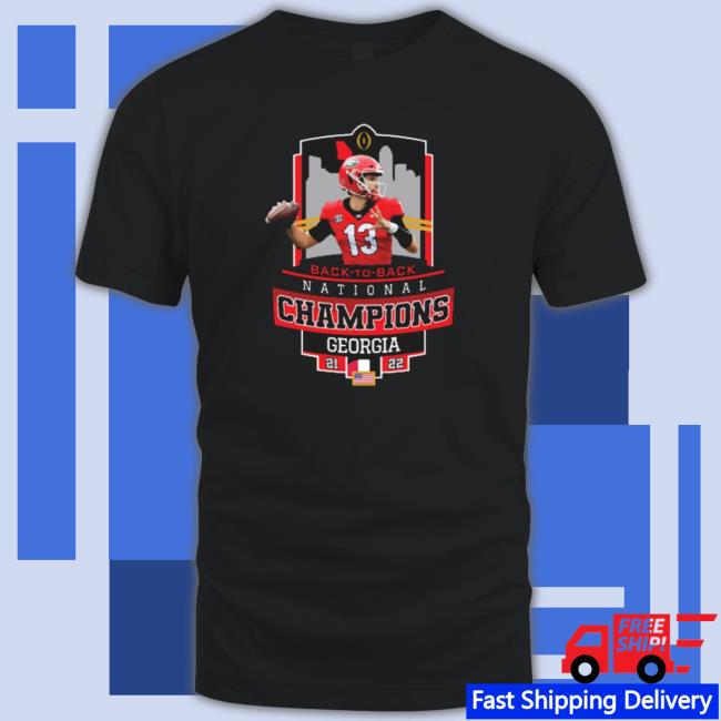 Stetson Bennett Georgia Bulldogs Back To Back National Champions 2021 2022 Shirt