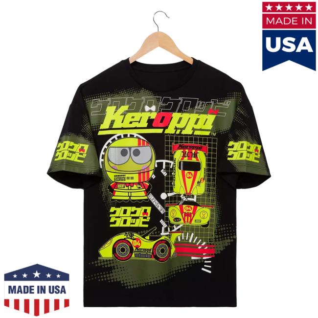 Officia Official Box Lunch Clothing Shop Store Sanrio Keroppi Racecar Shirt Boxlunch Merch