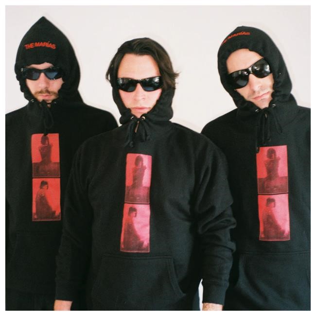 Official The Marias Merch The Marias Crimson Print Sweatshirt The Marias Apparel