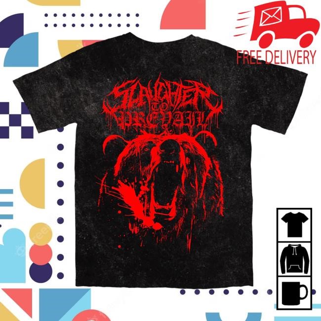 Slaughter To Prevail - Bear Fight New T-Shirt Slaughter To Prevail Band Merch