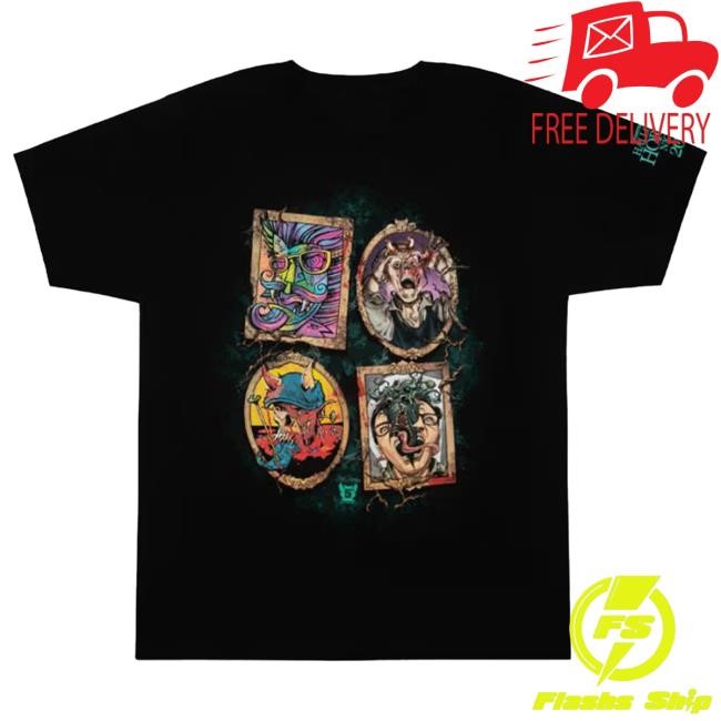 Official Halloween Horror Nights 2025 5th Anniversary Artist Series Adult Tshirt