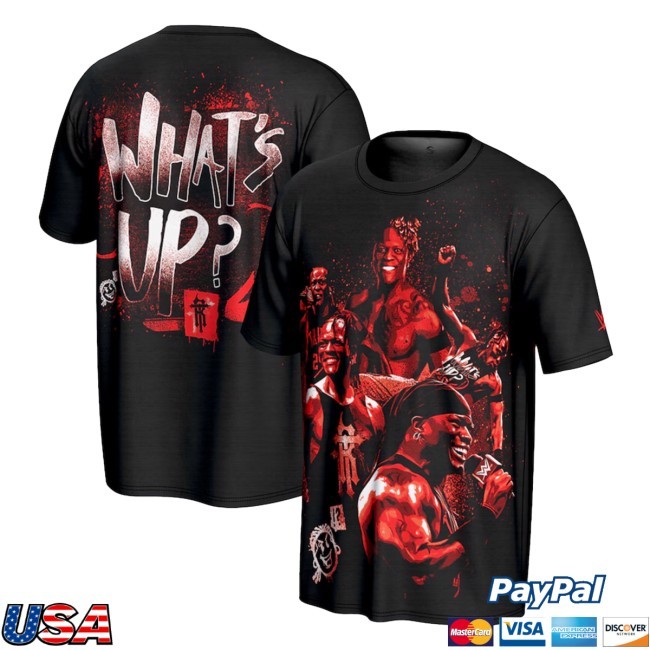 Official Prosphere Black R-Truth Superstar W Shop New Tee