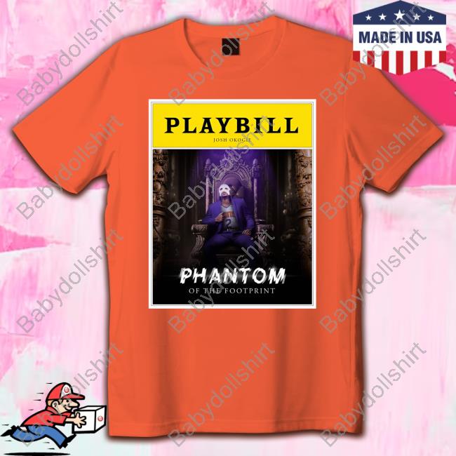 Masked Man Playbill Josh Okogie Phantom Of THe Footprint Tee