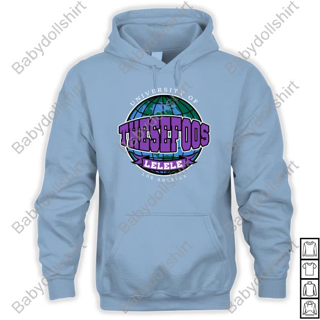 These Foos University Of Los Angeles Purple Hoodie