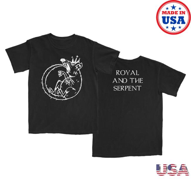 Official Royal & the Serpent Merch Store Royalandtheserpent Rats Circle King T-Shirts