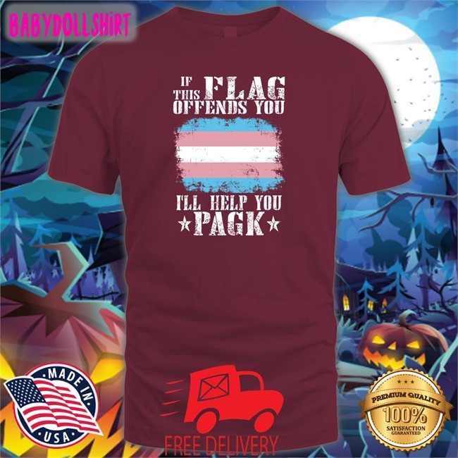 Trans If This Flag Offends You I'll Help You Pagk Hoodie Vampire Catboy Trans If This Flag Offends You I'll Help You Pagk Sweatshirt Vampire Catboy