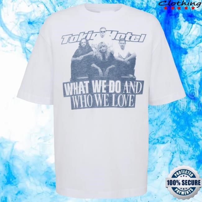 The Tour White Tee Tokio Hotel Merch