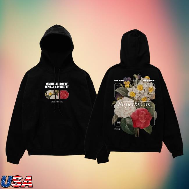 Official Silent Planet Merch Superbloom Popover Hoodie
