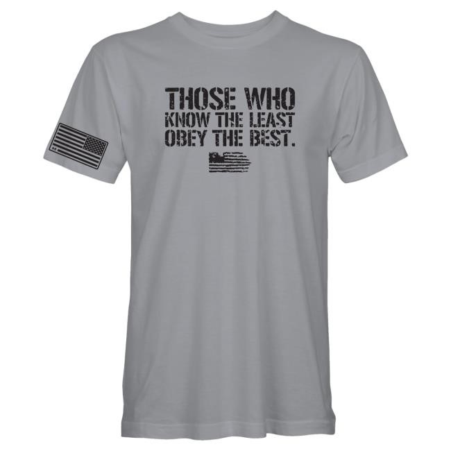 Official Hodgetwins Merch Shop Those Who Know The Least Obey The Best Shirt