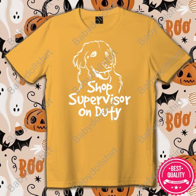The Questionable Garage Merch Shop Supervisor On Duty Long Sleeve Shirt