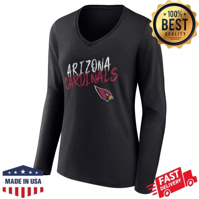 Retro Cardinals Womens V-Neck Tee Nfl Tribute Wardrobe