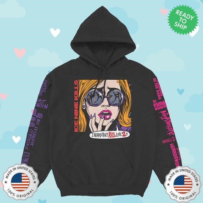 Ice Nine Kills Eyes, Eyes My Darling Charcoal Hoody