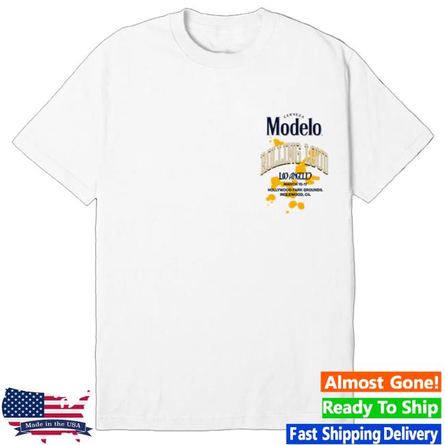 Shop Rolling Loud Modelo X Rl La 24 Modelo Time White T-Shirt