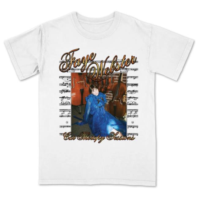 Official Faye Webster Merch Faye Webster Car Therapy Sessions Sheet Music New Shirt FayeWebster