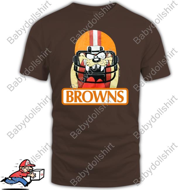 Jake Paul Cleveland Browns Tazmanian Taz Devil Helmet T-Shirt