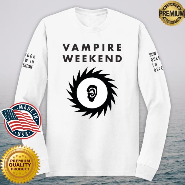 Official Vampire Weekend Merch Limited Edition Santa Ana Long Sleeve Tee