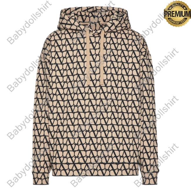 Official Lyst Tessabit Clothing Shop Textured All Over Print Hoody From Valentino Garavani 3D AOP