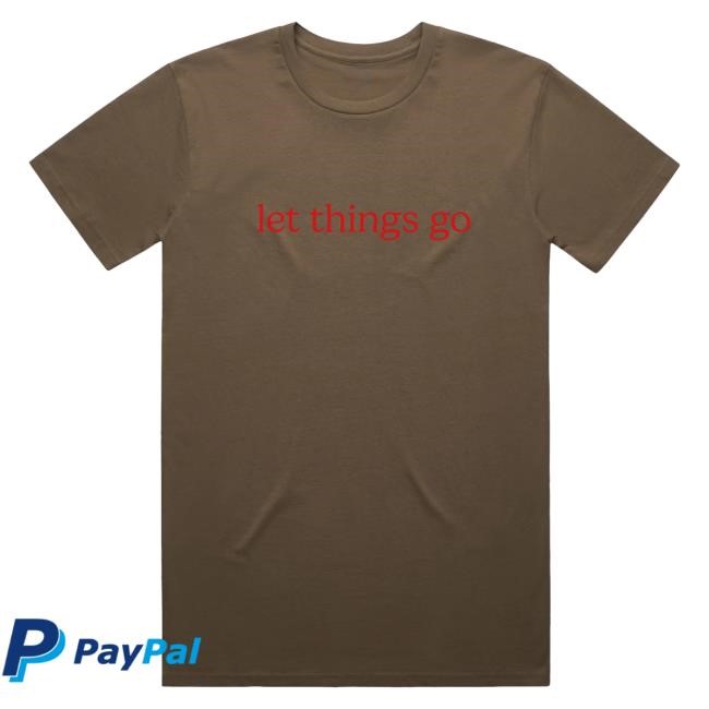 Official Caamp Let Things Go Embroidered T Shirt