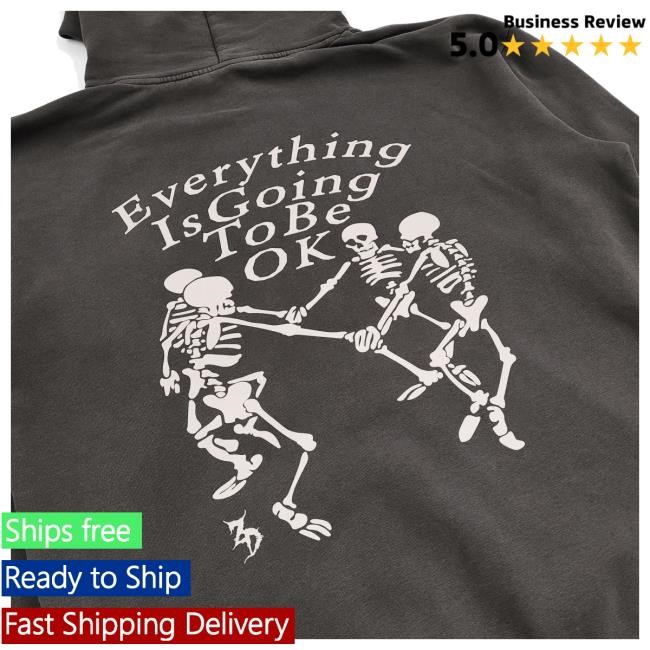 Official Zeds Dead Merch Zeds Dead - Everything Is Ok Premium Heavyweight Pullover Hoodie